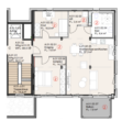 Bezugsfertige 3-Zimmer-Wohnung im 1. OG rechts, Haus A, Top-Lage am Schlosspark & Rhein - Grundriss