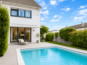Einziehen, Wohlfühlen, Genießen – Modernes Reihenendhaus mit Pool und EEK A+ in Wittnau, 79299 Wittnau, Reihenendhaus